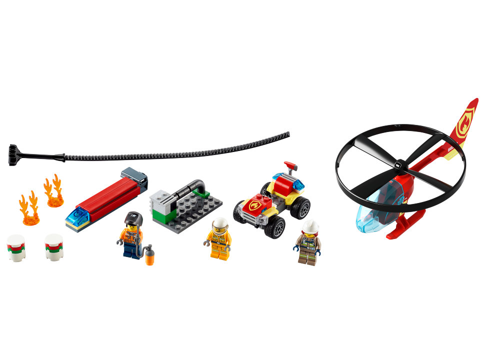Конструктор Lego City: пожежний рятувальний вертоліт (60248)