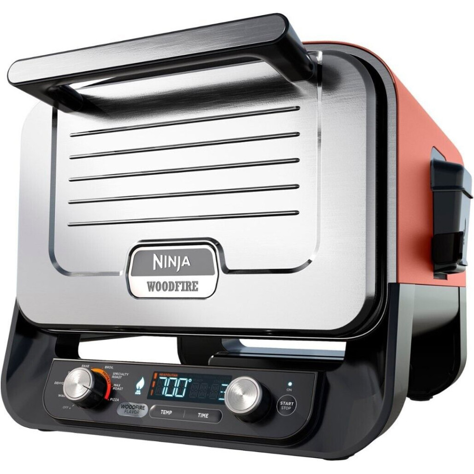 Электродуховка-барбекю и коптильня Ninja Woodfire 8-in-1 (OO101EU)