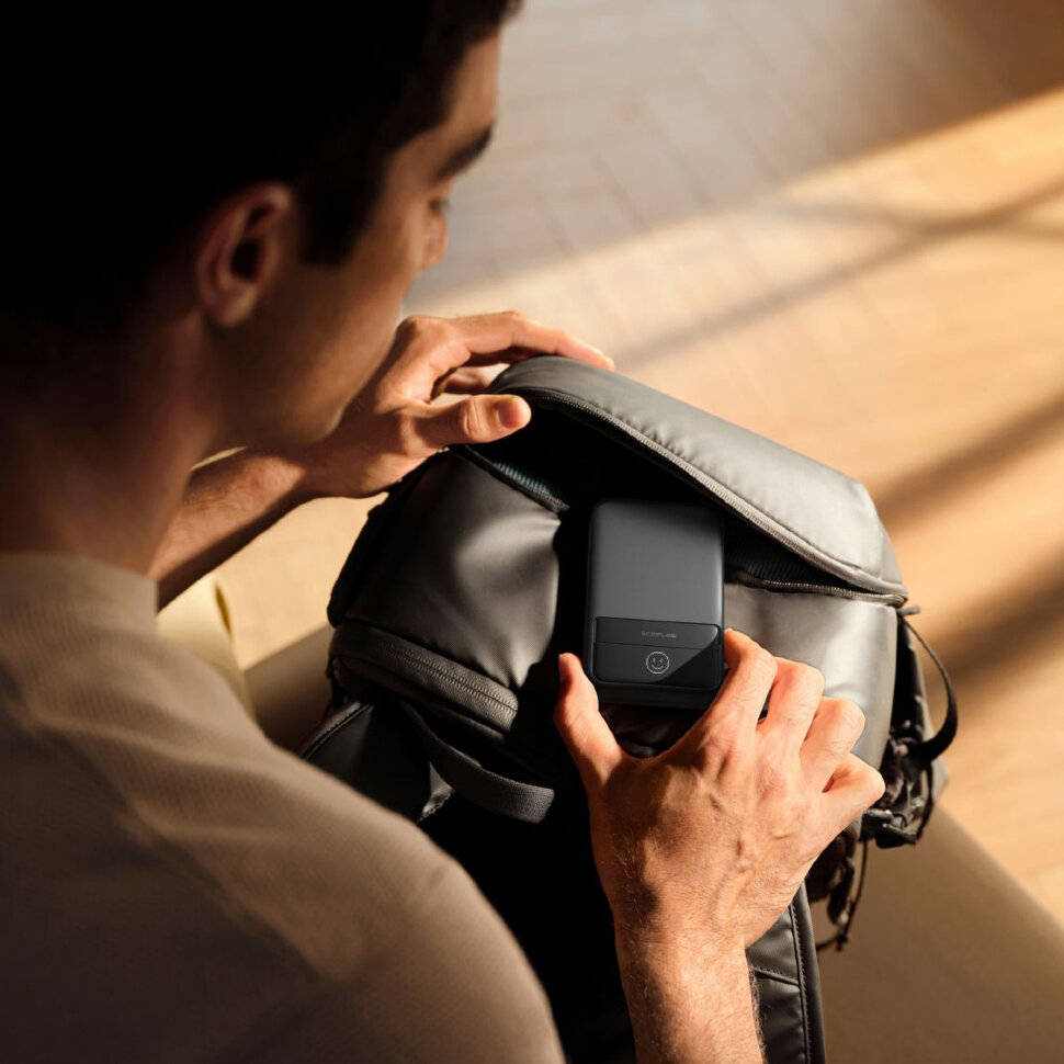 Павербанк EcoFLow RAPID 10000 Silver с MagSafe (10000 мА·ч) (EF-RAPID10000-EU)