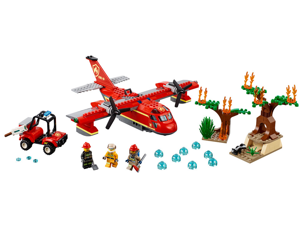 Конструктор Lego City: пожарный самолёт (60217)