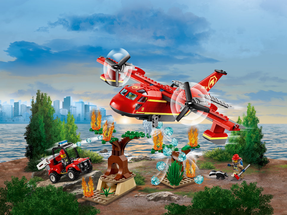 Конструктор Lego City: пожежний літак (60217)