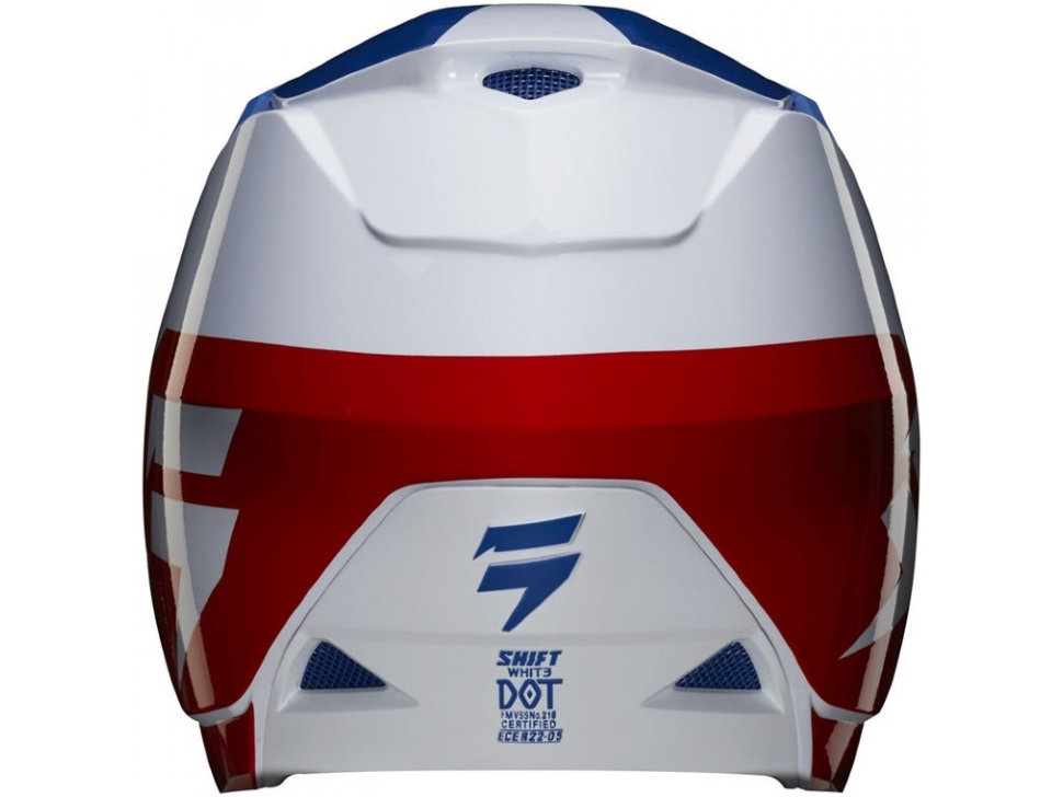 Мотошлем дитячий Shift Youth Whit3 Label Helmet White /Red /Blue