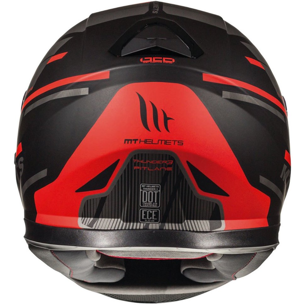 Мотошлем MT Helmets Thunder 3 SV Pitlane Matt Red