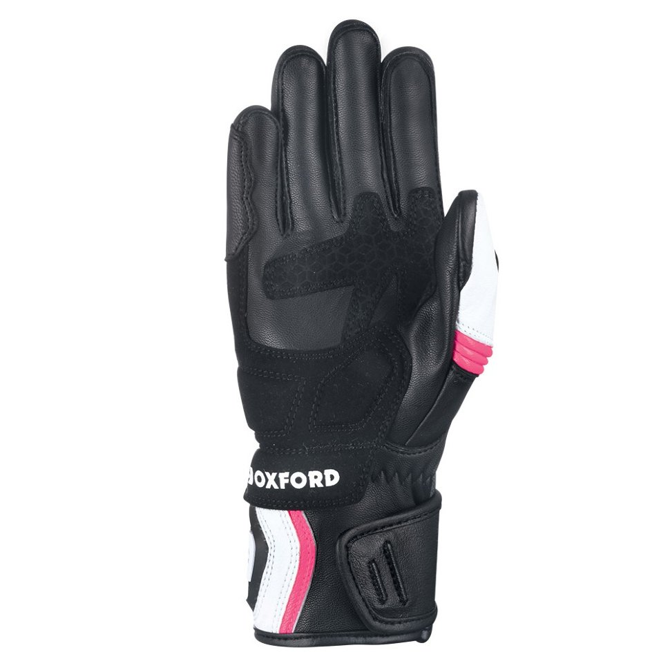 Мотоперчатки кожаные Oxford RP-5 2.0 Women's Glove White/Black/Pink