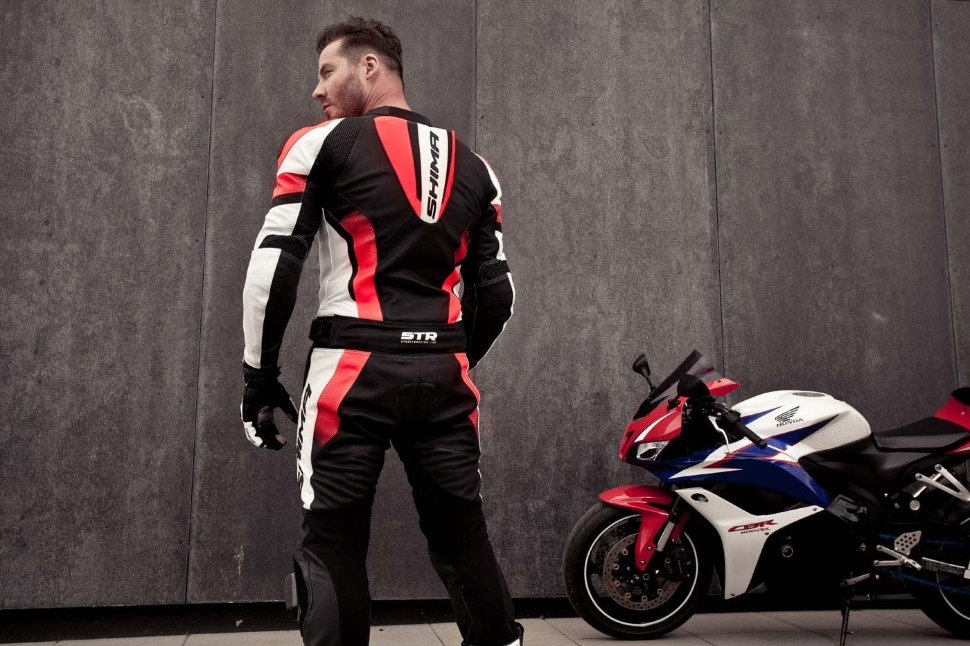 Мотокуртка Shima STR Black/Red