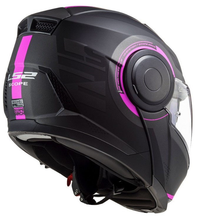 Мотошлем LS2 FF902 Scope Arch Matt Titanium Pink