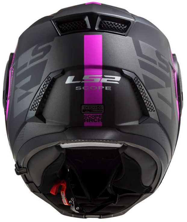 Мотошлем LS2 FF902 Scope Arch Matt Titanium Pink