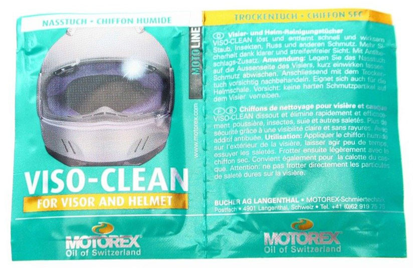 Серветки очищувальні для візору Motorex Viso-clean 6 шт