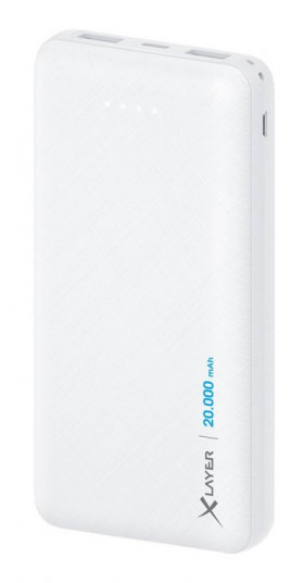 Універсальна мобільна батарея XLayer Micro 20000 mAh USB-C 2 x USB-A White (PB930500)