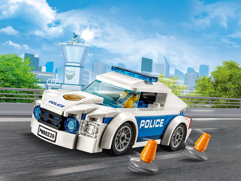 Конструктор Lego City: автомобиль полицейского патруля (60239)