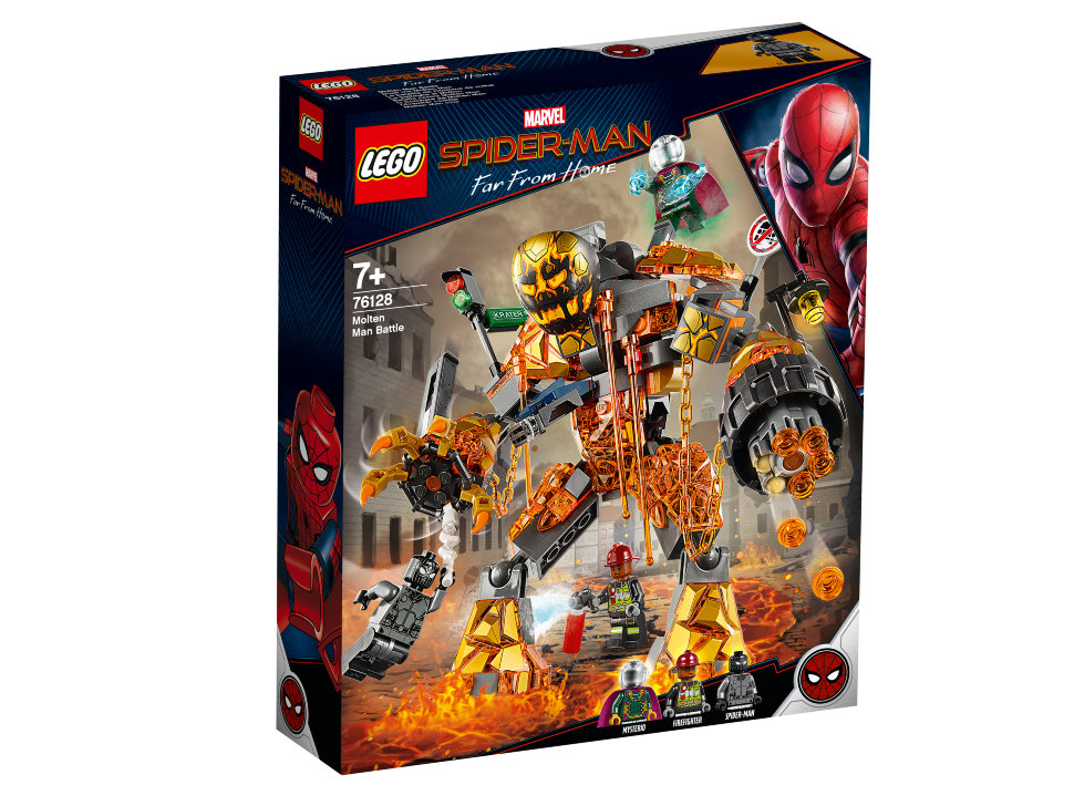 Конструктор Lego Super Heroes: бой с Расплавленным Человеком (76128)
