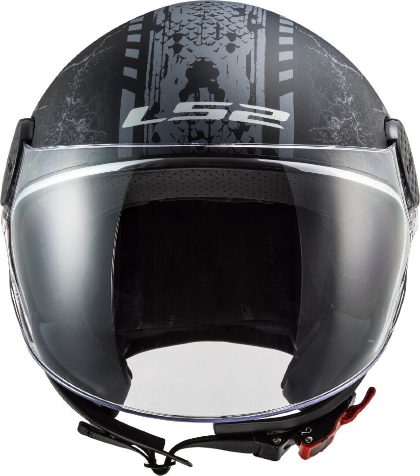 Мотошлем LS2 OF558 Sphere Lux Snake Black Matt Titanium