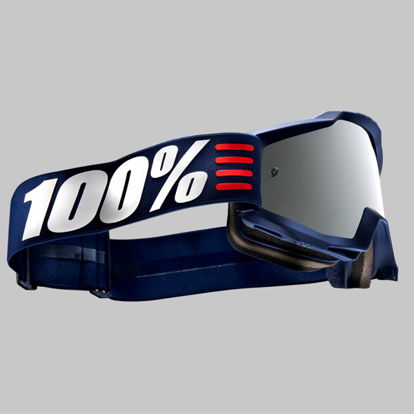 Мото очки 100% Accuri Art Deco Mirror Lens Silver (50210-348-02)