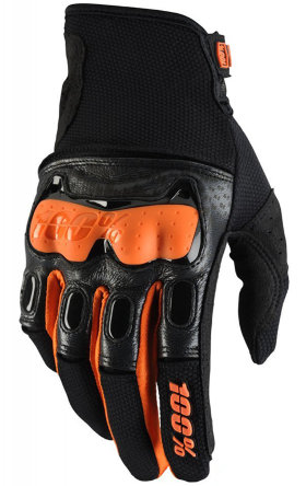 Мотоперчатки Ride 100% Derestricted Glove Black/Orange