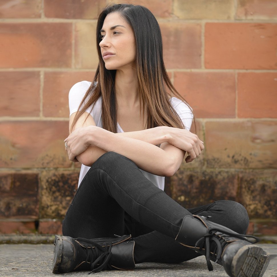 Мотоджинсы Oxford Super Jeggings WS Regular Black