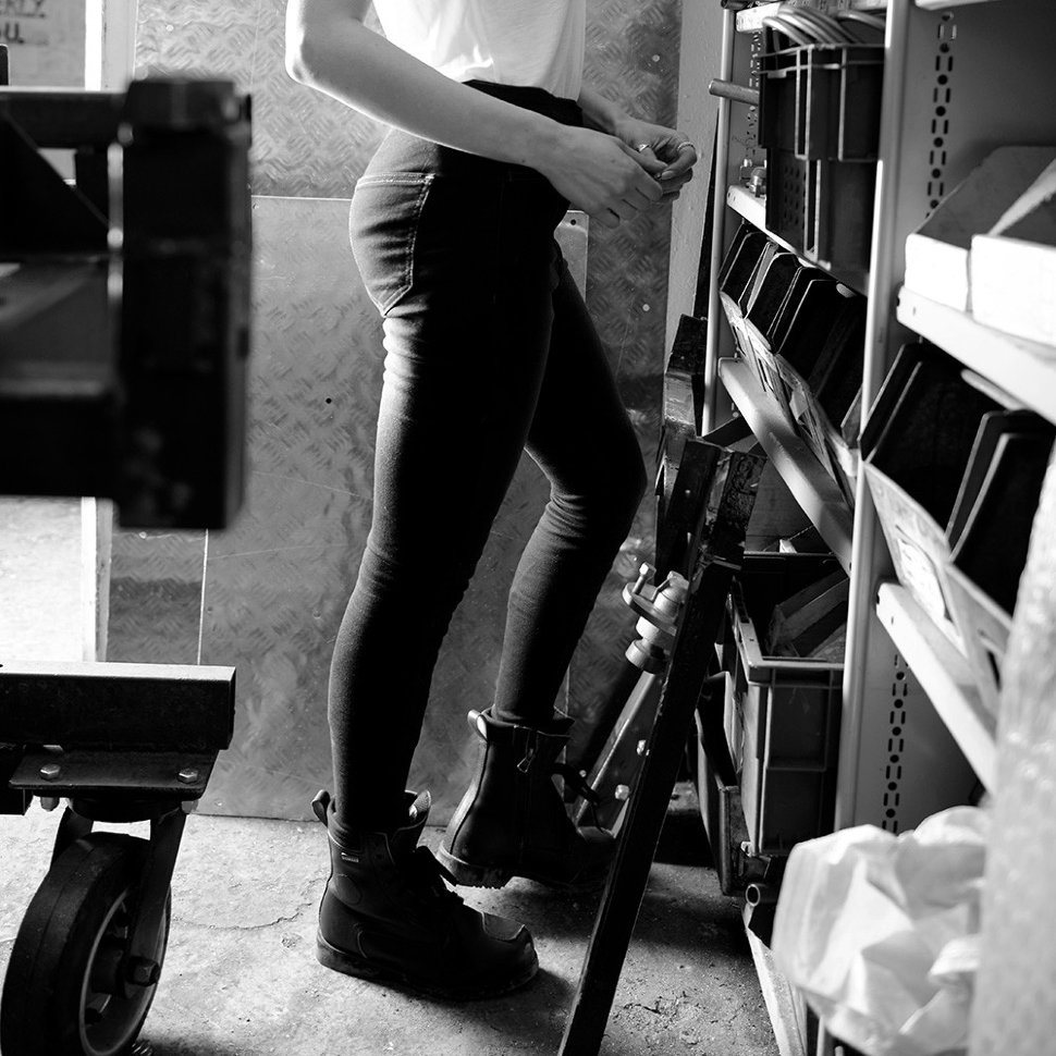 Мотоджинсы Oxford Super Jeggings WS Regular Black