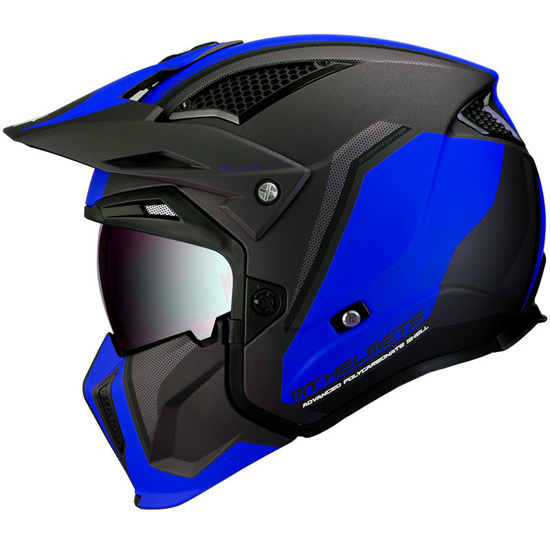 Мотошлем MT Helmets Streetfighter SV Twin Black/Blue