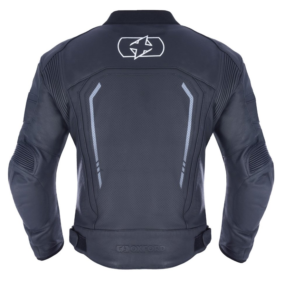 Мотокуртка мужская Oxford Strada MS Leather Sports Jacket Black