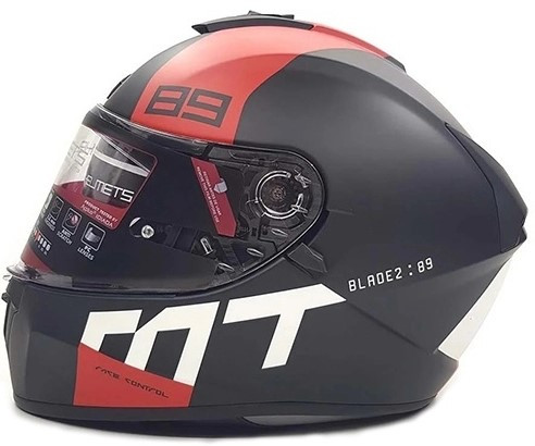 Мотошлем MT Helmets Blade 2 SV 89 Red/Black Mat