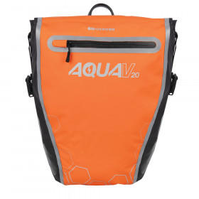 Моторюкзак Oxford Aqua V 20 Single QR Pannier Bag Orange /Black (OL943)