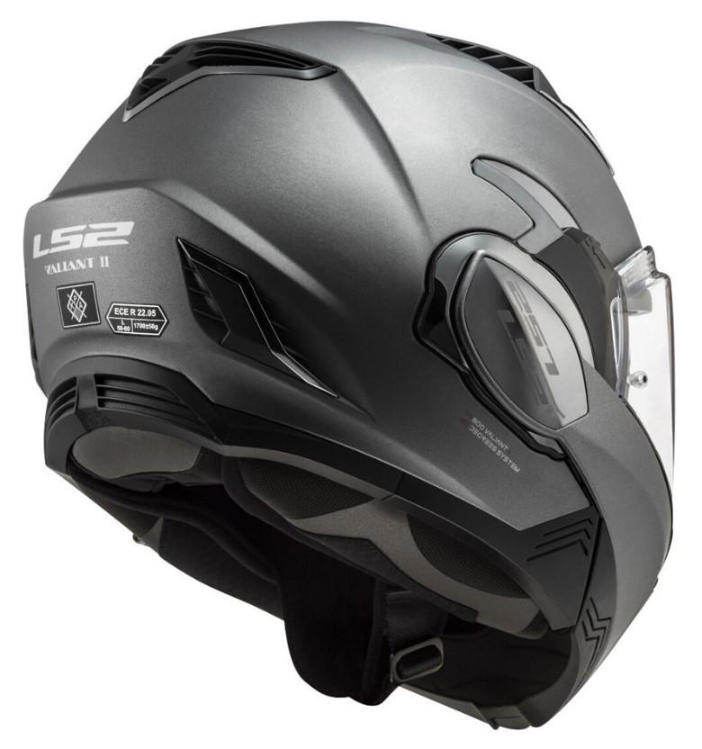 Мотошлем LS2 FF900 Valiant II Solid Matt Titanium