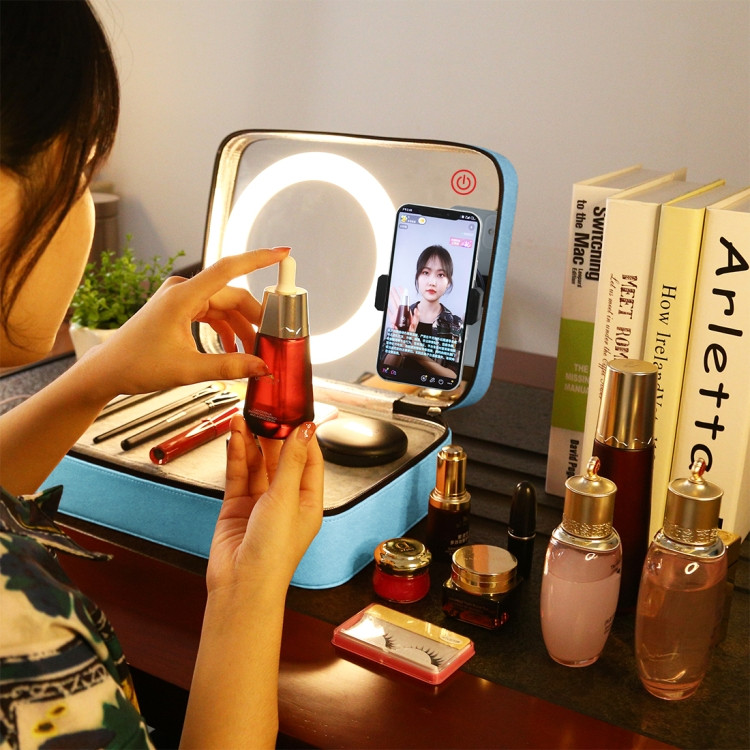 Косметичка для макіяжу з підсвічуванням Puluz PU516L