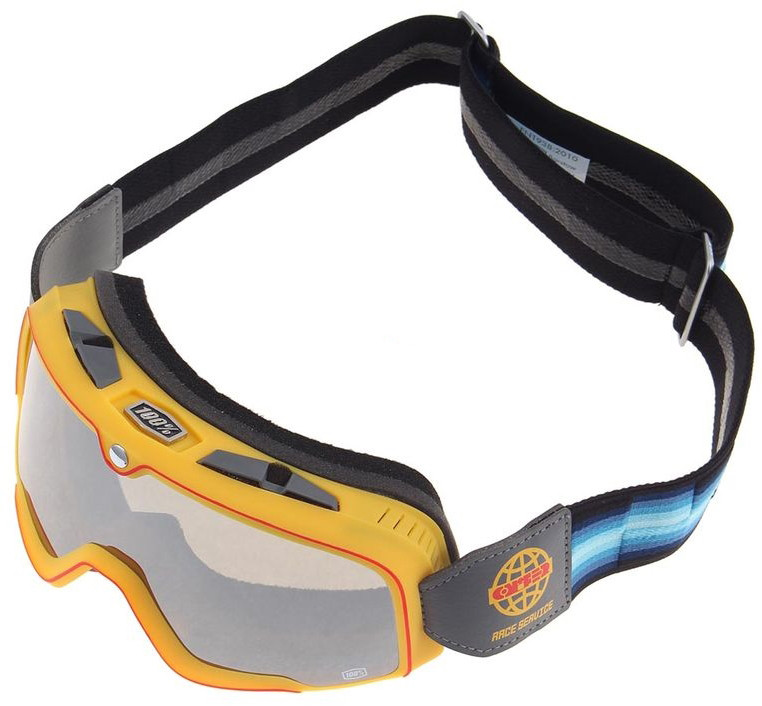 Мото очки 100% Barstow Goggle Race Service Mirror Lens Silver (50002-252-01)