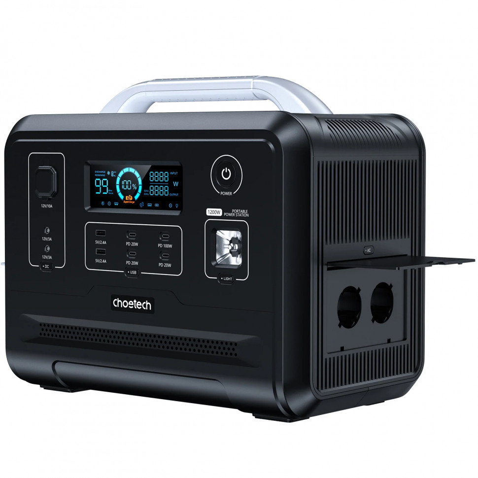 Зарядная станция Choetech BS005 1200W (960 Вт·ч / 1200 Вт)