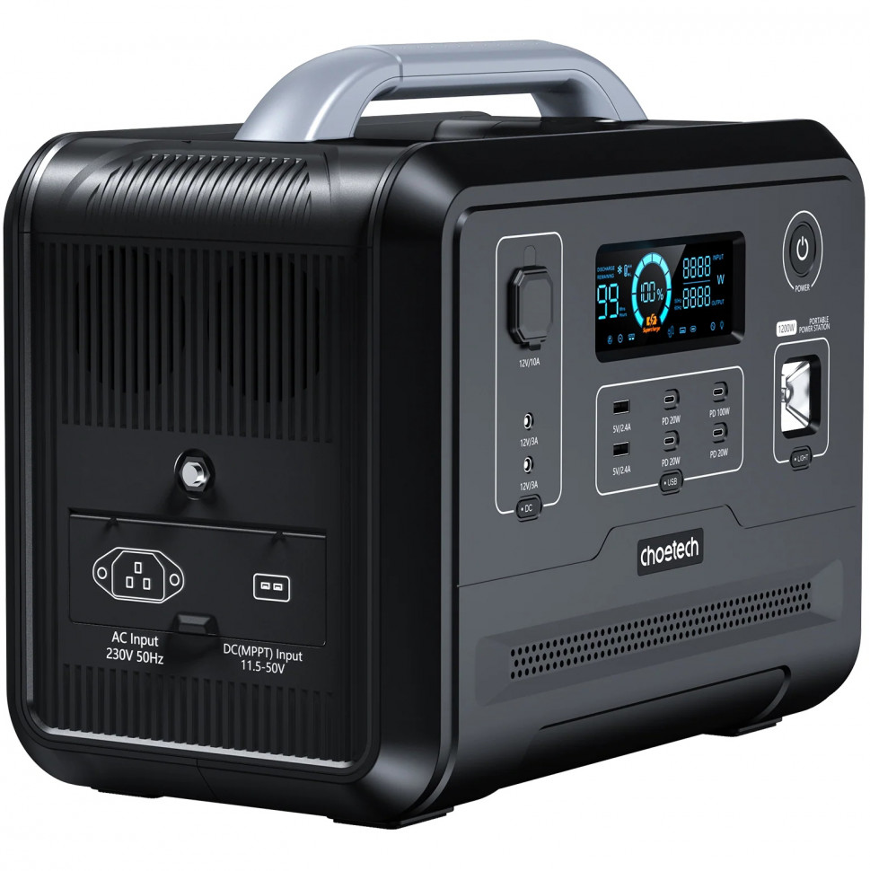 Зарядная станция Choetech BS005 1200W (960 Вт·ч / 1200 Вт)