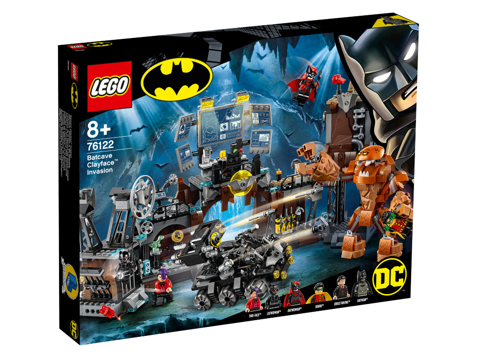 Конструктор Lego Super Heroes: вторжение Глиноликого в бэт-пещеру (76122)