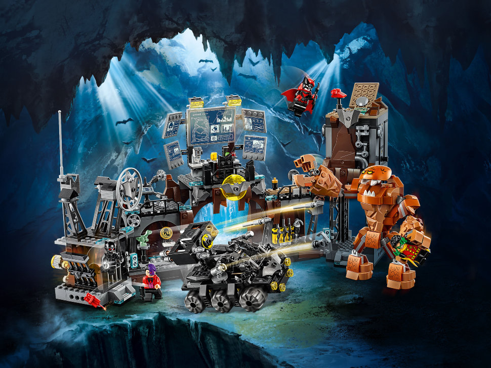 Конструктор Lego Super Heroes: вторжение Глиноликого в бэт-пещеру (76122)