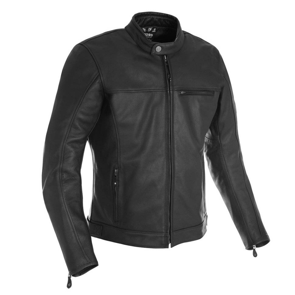 Мотокуртка чоловіча Oxford Walton MS Leather Jacket Black