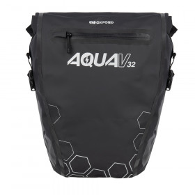 Моторюкзак Oxford Aqua V 32 Double Pannier Bag Black (OL944)