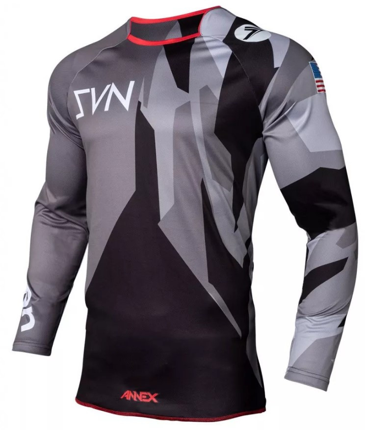 Комплект кроссовой формы Seven Bortz Raider Black/Gray