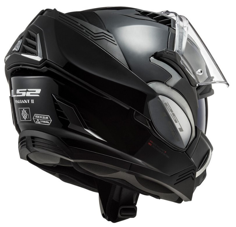 Мотошлем LS2 FF900 Valiant II Solid Gloss Black