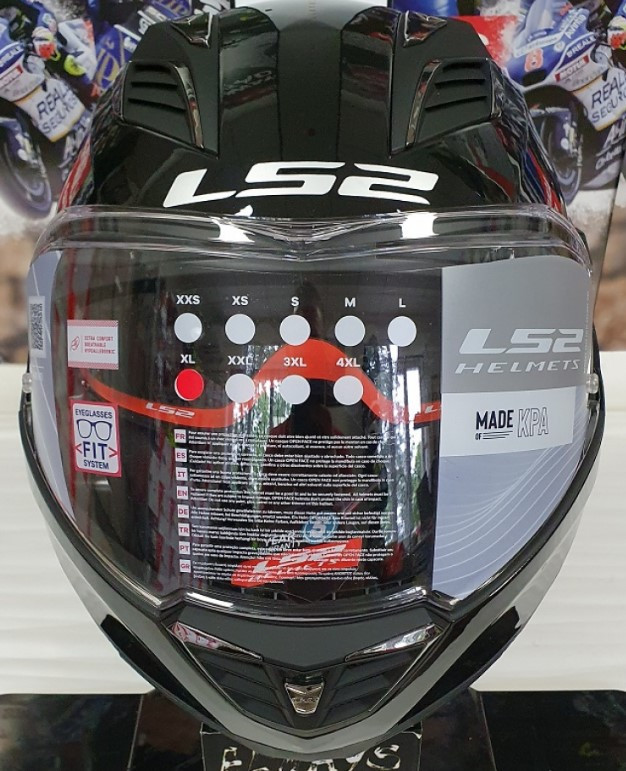 Мотошлем LS2 FF900 Valiant II Solid Gloss Black