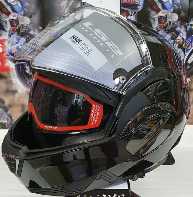 Мотошлем LS2 FF900 Valiant II Solid Gloss Black