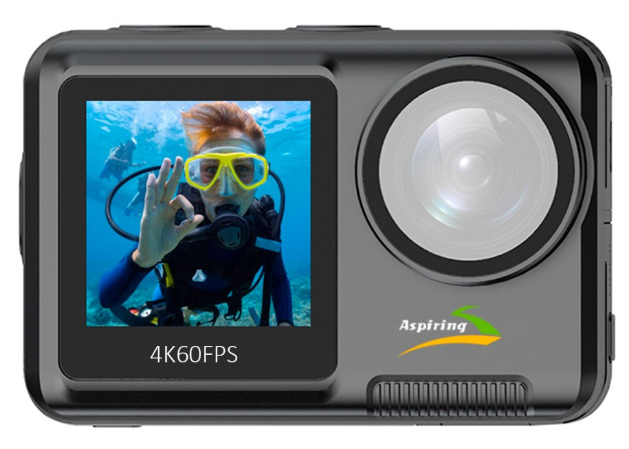 Экшн-камера Aspiring Repeat 4 Ultra HD 4K Dual Screen (86ASZE21PB)