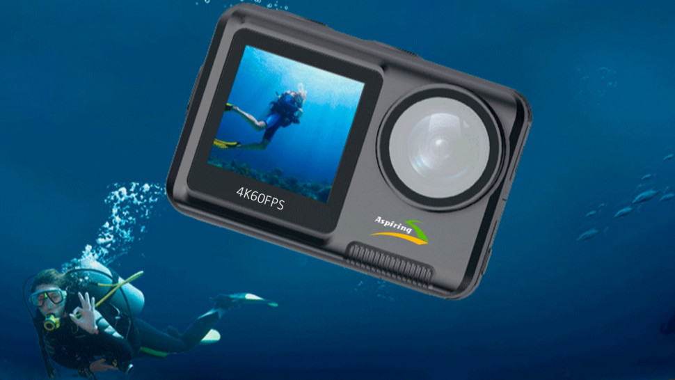 Экшн-камера Aspiring Repeat 4 Ultra HD 4K Dual Screen (86ASZE21PB)