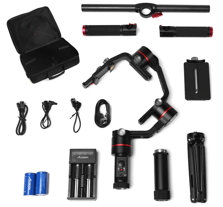 Стабилизатор Accsoon A1-S (комплект с двойными ручками)