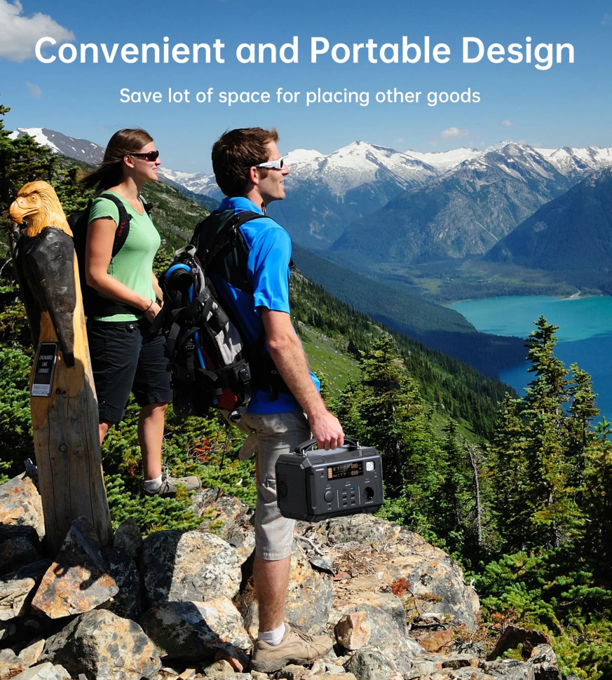 Зарядная станция Choetech BS004 500W (484 Вт·ч / 500 Вт)