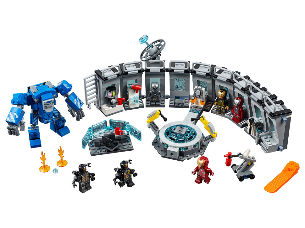 Конструктор Lego Super Heroes: лаборатория Железного человека (76125)