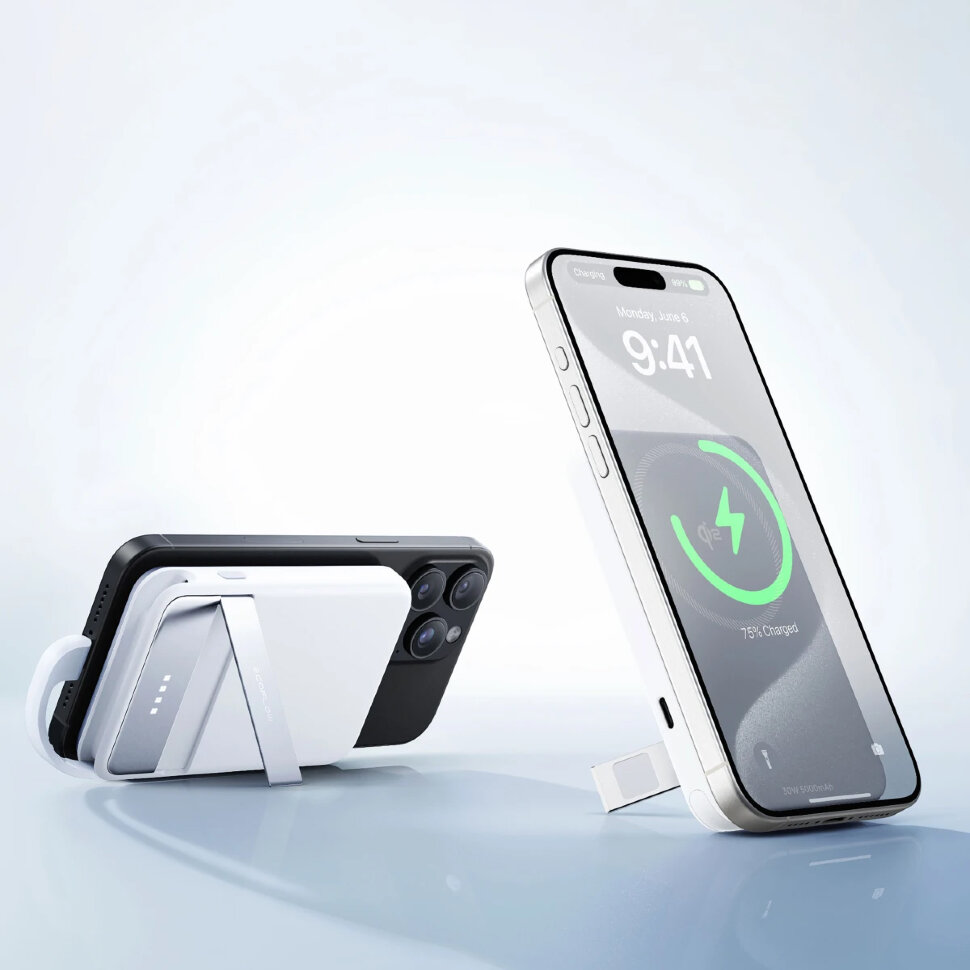 Павербанк EcoFLow RAPID 5000 Silver с MagSafe (5000 мА·ч) (EF-RAPID5000-EU)