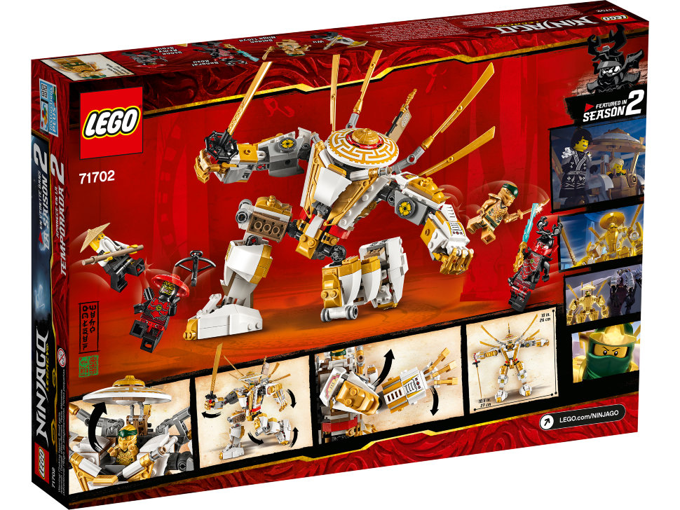Конструктор Lego Ninjago: золотой робот (71702)