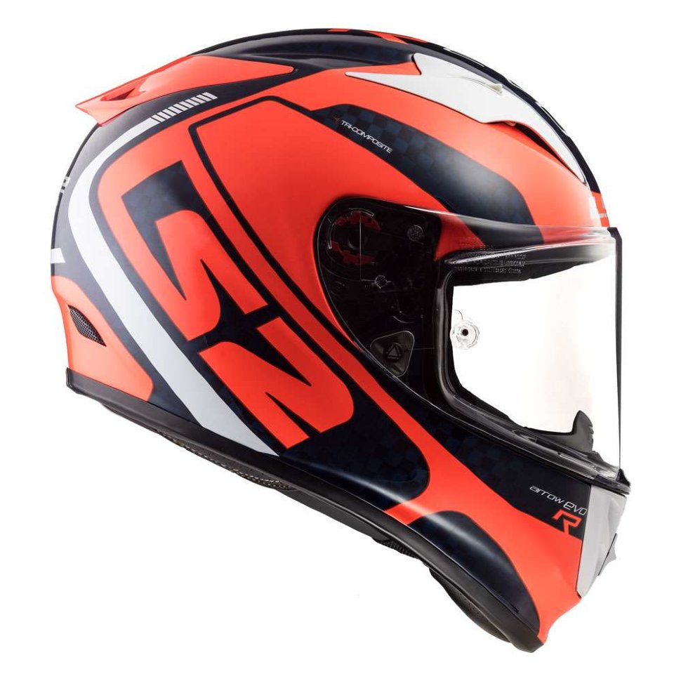 Мотошлем LS2 FF323 Arrow C Evo Sting Fluo Blue/Orange