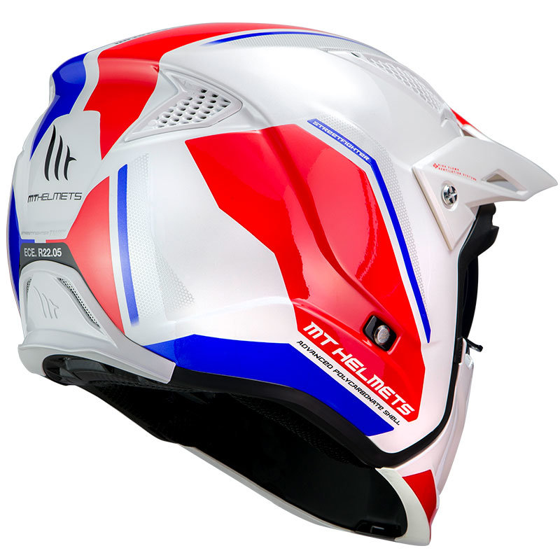 Мотошлем MT Helmets Streetfighter SV Twin White/Blue/Red