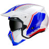 Мотошлем MT Helmets Streetfighter SV Twin White /Blue /Red