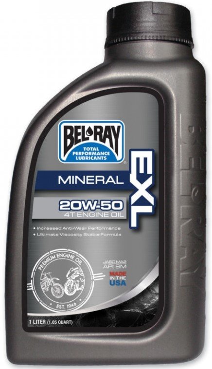 Моторне масло Bel-Ray EXL Mineral 4T Engine Oil 20W-50 1л
