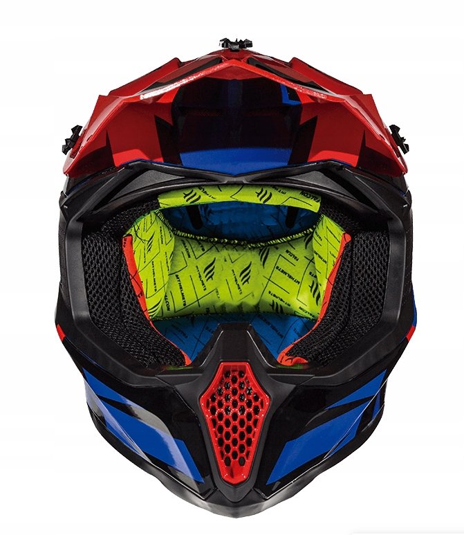 Мотошлем MT Helmets Falcon Weston Blue/Red/Black