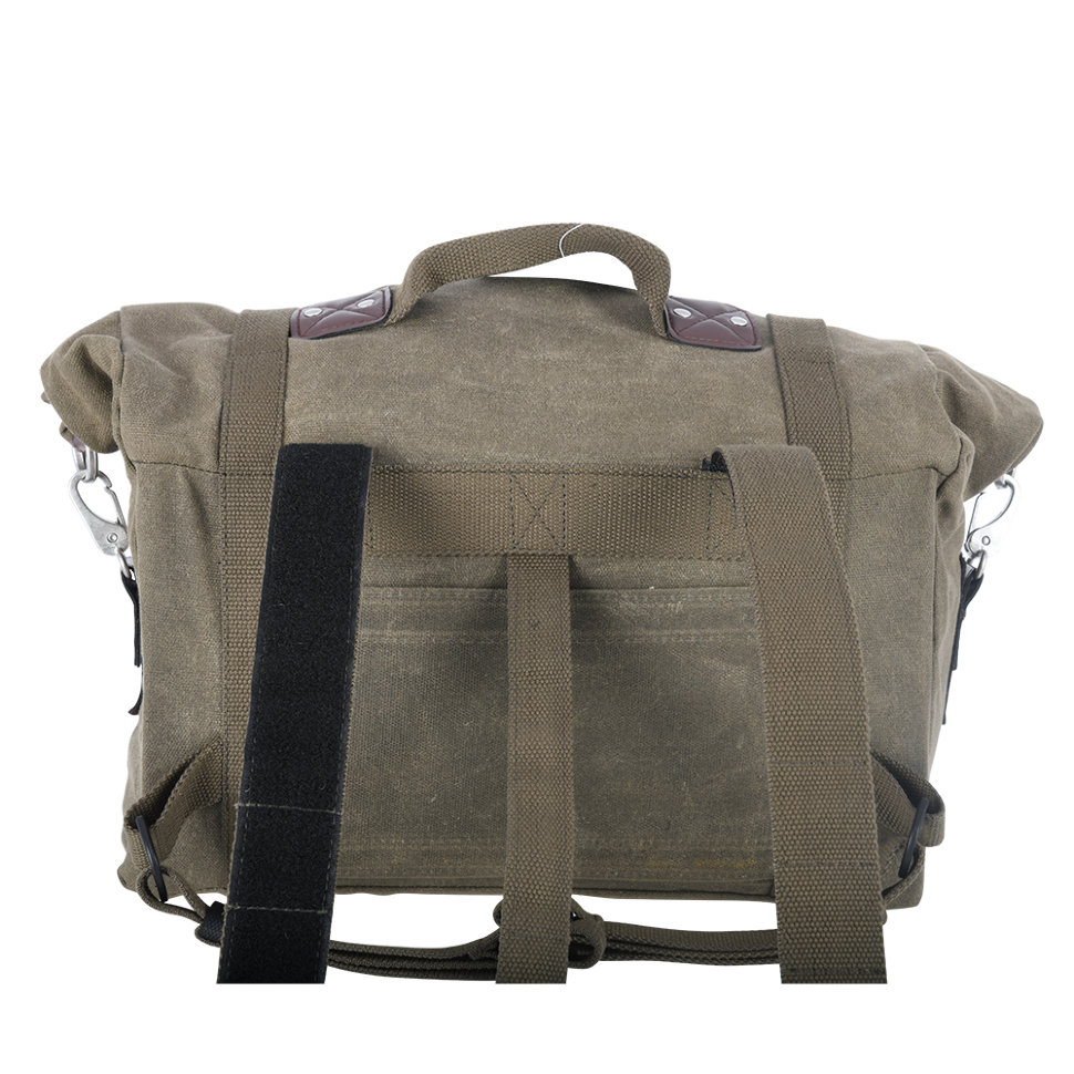 Мотосумка на хвост мотоцикла Oxford Heritage Panniers Khaki 40L (OL578)